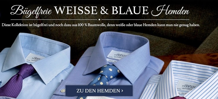 Hemden von Charles Tyrwhitt