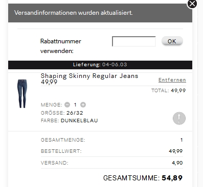 H&M Gutscheincode einlösen