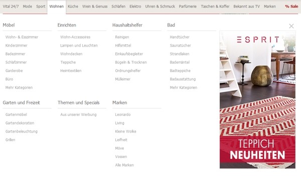 Karstadt Produktvielfalt