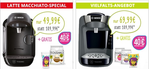 Tassimo Spezialangebote