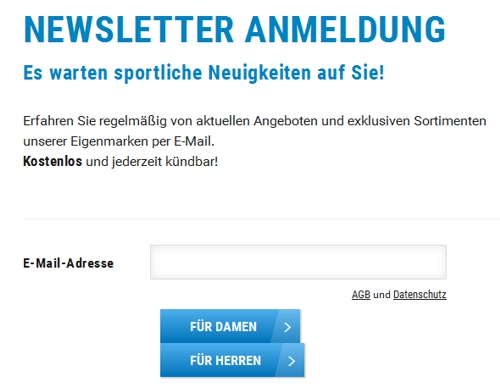 Decathlon Newsletter