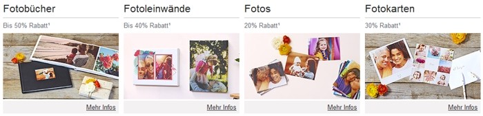 Photobox Produktvielfalt